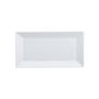 Avet Fuente Rectangular Square 28x15 cm (6 Unidades) Porcelana